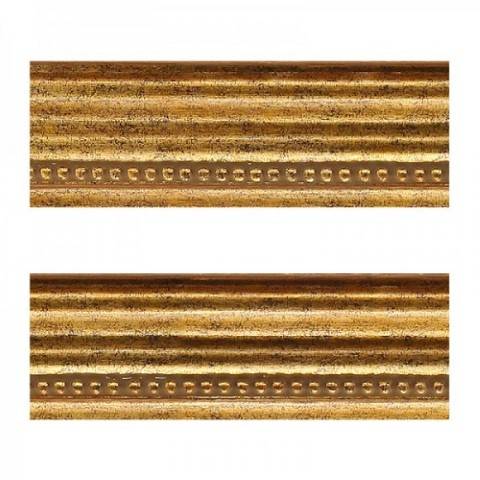 Hygloss Classroom Die Cut, Gold Frame Border, 3 x 36-Inch 12-Pack, 33634