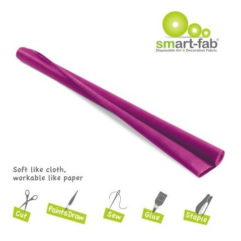 Smart-Fab Smart Fab Disposable Fabric, 48" x 40 ft roll, Dark Purple