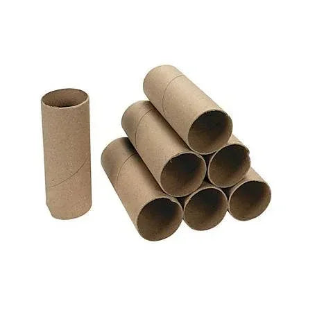 Ruisky 108 Pack Cardboard Craft Tubes - Kraft Paper Rolls, 1.57x3.9 Inch, Brown, For DIY Projects & Kids Crafts