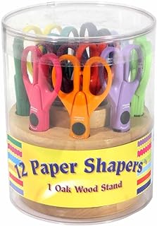 Paper Shapers® 12 Decorative Scissors – In Wood Stand