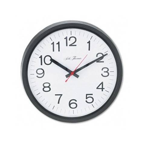 14" Diameter Wall Clock With large Bold numbers  12" face