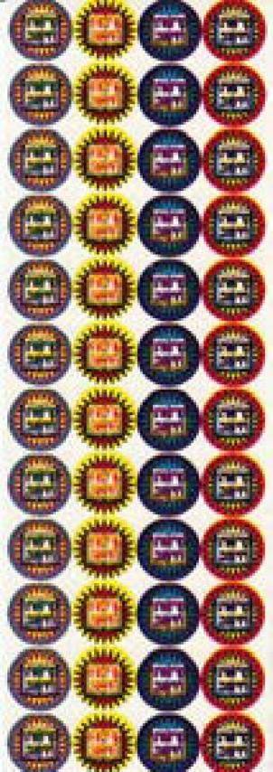 1200 Self-Adhesive Judaic Stickers Classpack  Kriah