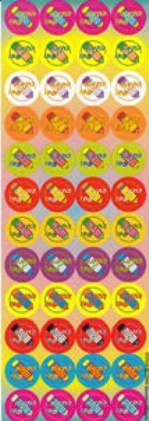 1200 Self-Adhesive Judaic Stickers Classpack  Handwriting