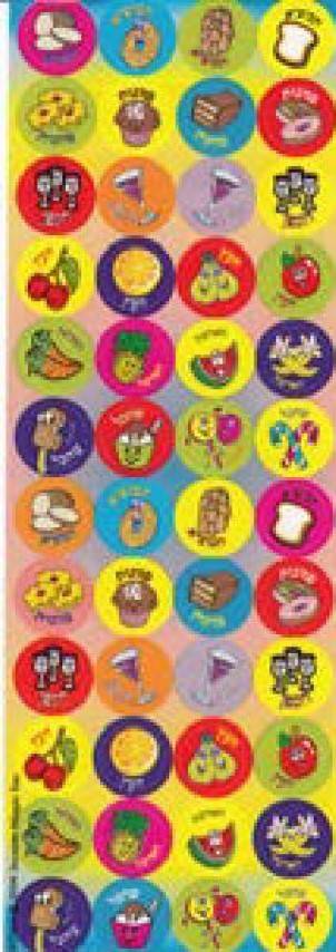 1200 Self-Adhesive Judaic Stickers Classpack  Brochos II