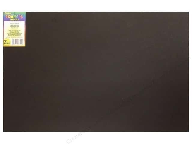 Foamies® Foam Sheet - Black - 2mm thick - 12 x 18 inches, 10 pack
