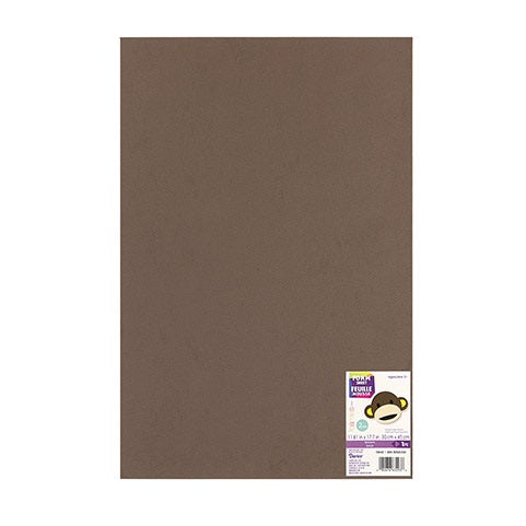 Foamies® Foam Sheet - Brown - 2mm thick - 12 x 18 inches, 10 pack