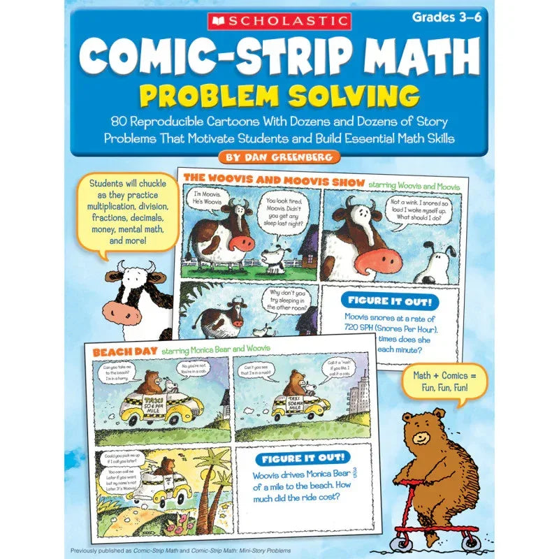 Comic-Strip Math: Problem Solving Book – Gramco School Supplies