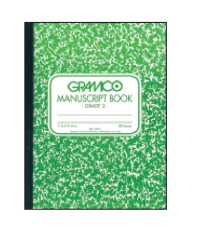 Grade 2 Manuscript Book - Sewn 10" x 8", 50 Sheets