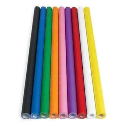 Fadeless Paper Roll, Bulletin Board Art Paper, 4-Feet by 50-Feet Case of 9 Assorted Colors