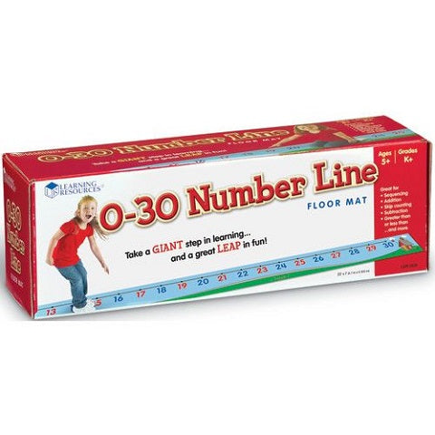 0-30 Number Line Floor Mat,  LER0935