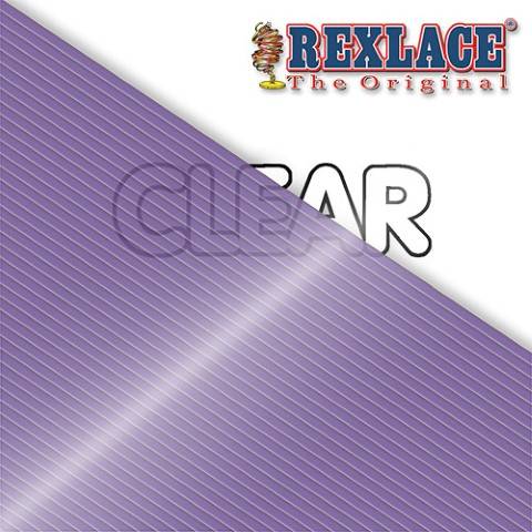 Pepperell Rexlace Plastic Craft 100 Yard Spool, 3/32-Inch Wide, Clear Purple