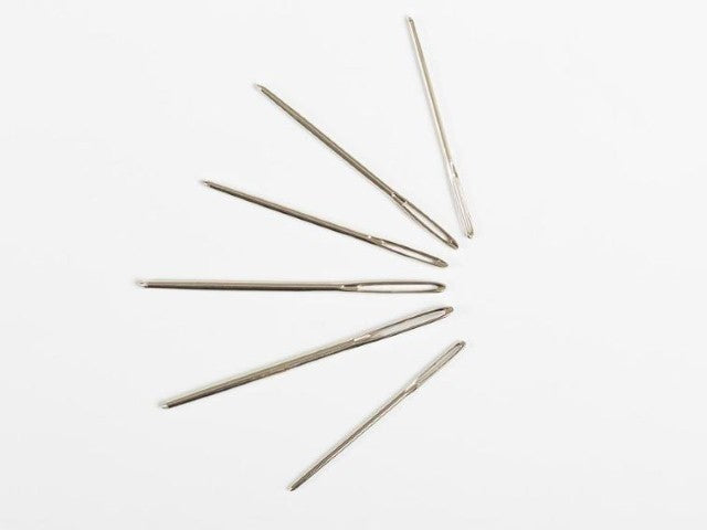 Large-Eyed Metal  Tapestry Needle, Size 18, Blunt Tip, Pack of 25