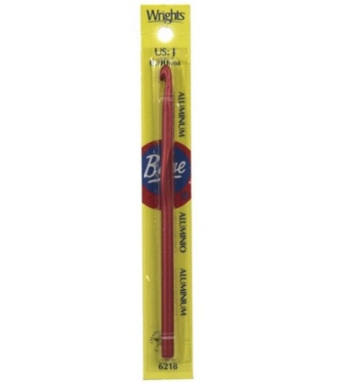 Boye Aluminum Crochet Hooks 6"-Size J