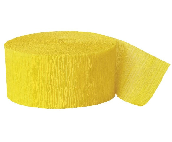 Crepe Paper Streamers- 1-3/4" x 81'