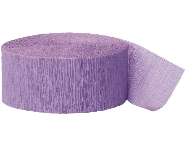 Crepe Paper Streamers- 1-3/4" x 81'