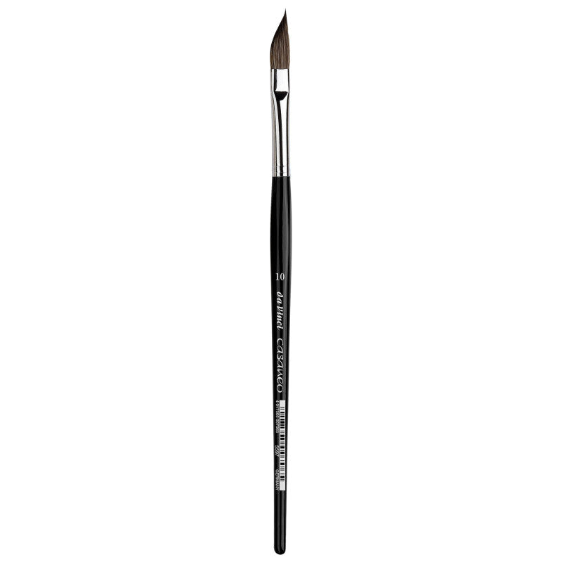 CASANEO Sword Shape, Extra Soft Synthetic, Watercolor & Acrylic, Slant, Series 5597, Size 10