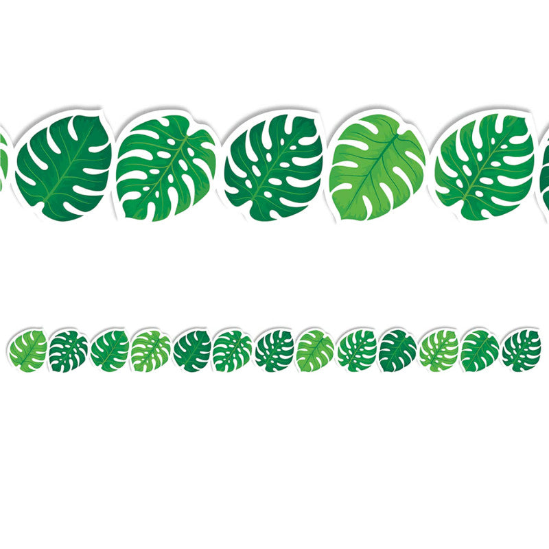 Palm Paradise Monstera Leaves EZ Border&trade;, 48 Feet