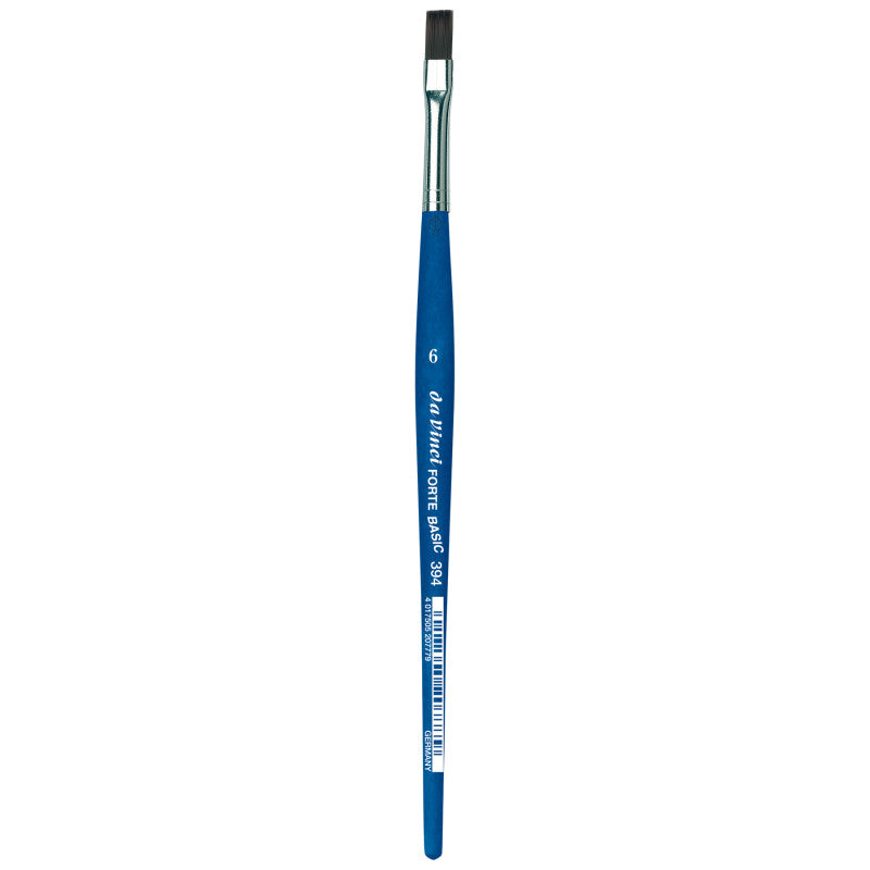 FORTE BASIC Student Brush, Synthetic, Acrylic, Flat, Series 394, Size 6