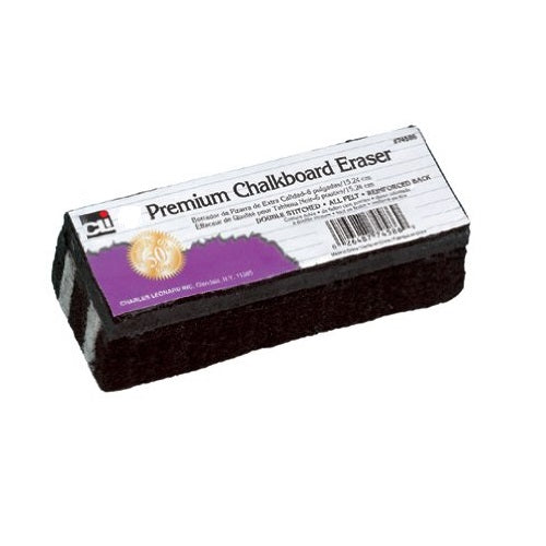 Charles Leonard Premium Felt Chalkboard Eraser - 5" by 2" Inches