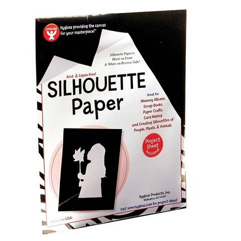 Hygloss Silhouette Paper - 10" x 15" (25 per pack)