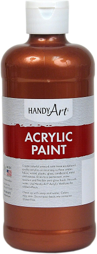 Handy Art Acrylic Metallic Paint 16OZ.