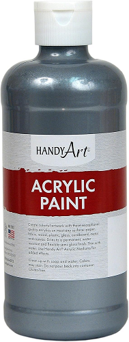 Handy Art Acrylic Metallic Paint 16OZ.