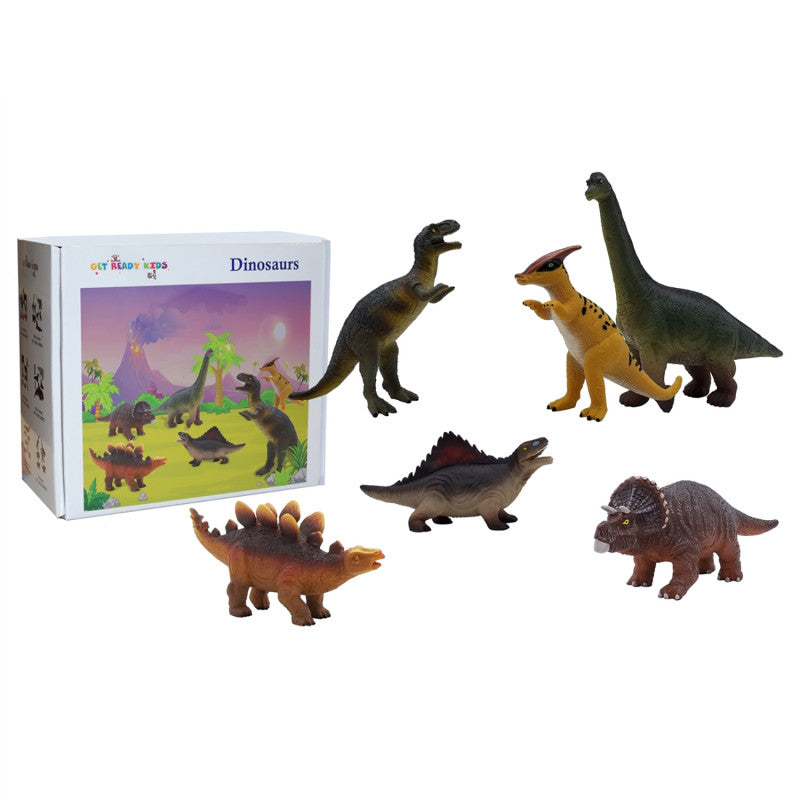 Dinosaurs Playset, 6 Pieces