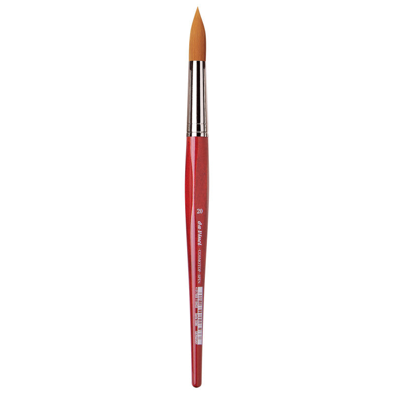 COSMOTOP-SPIN Silkpainting Brush, Synthetic, Watercolor, Round, Size 20