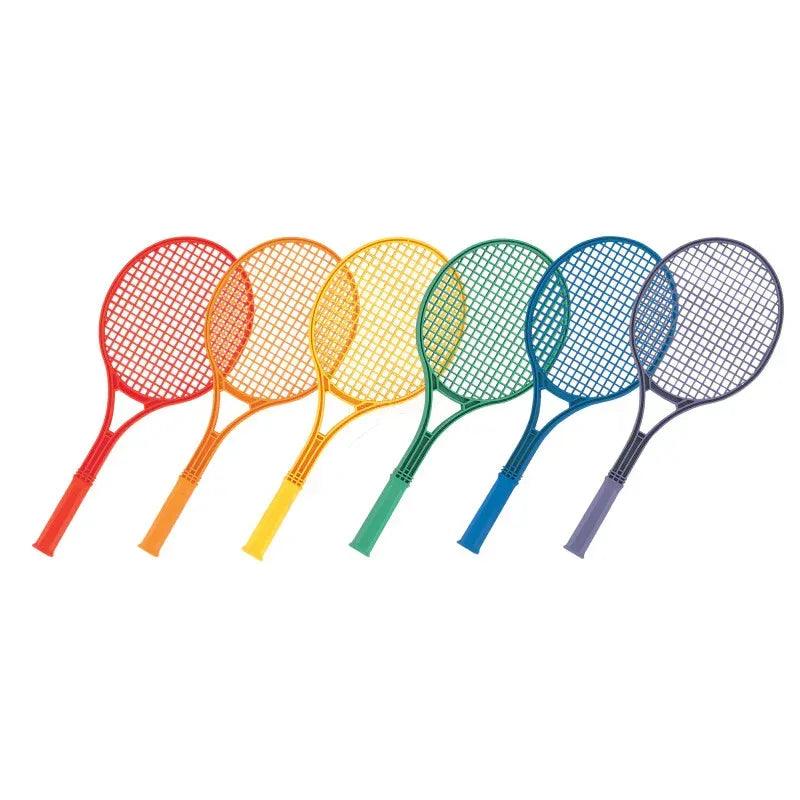 Shool Plastic Racket Plastic Tennis Racket Set, 6 Assorted Colors – Gramco School Supplies