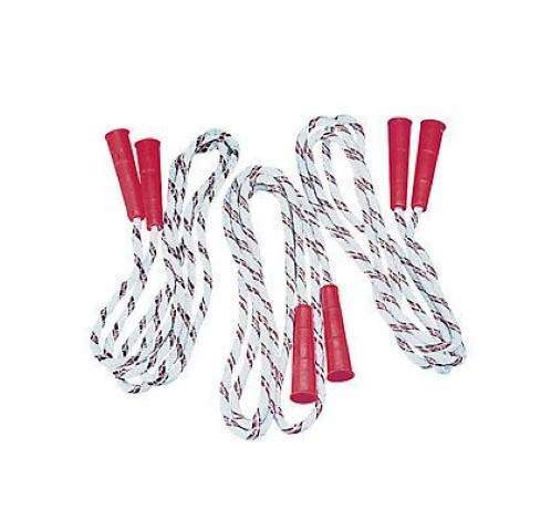 Nylon Jump Ropes 7 Ft.  with Plastic Handles - 12/pkg.