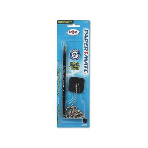 Stay put counter pen with 24" Chain
