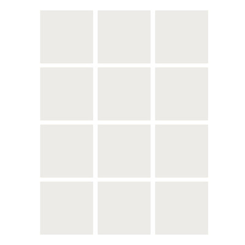 Dry Erase Stickables with Dry Erase Marker, White, 3" x 3", 12 Per Pack, 4 Packs