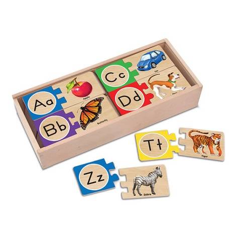 Melissa & Doug Self Correcting Alphabet Letter Puzzles, item 2541