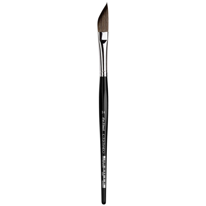 CASANEO Sword Shape, Extra Soft Synthetic, Watercolor & Acrylic, Slant, Series 5597, Size 14