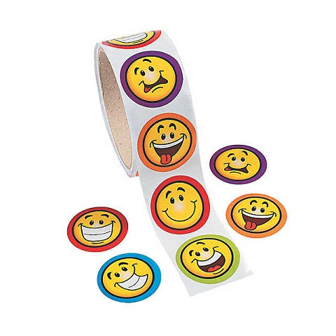 Emoji Stickers-  100/Roll