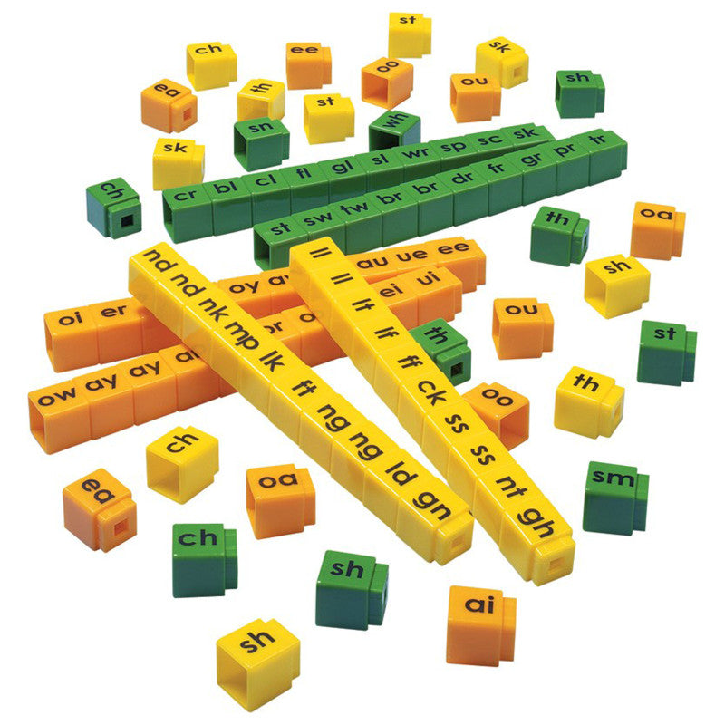 Unifix&reg; Letter Cubes, Blends, Set of 90
