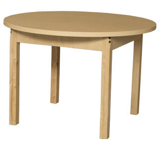 Wood Design, 30" Round High Pressure Laminate Table with 20" Hardwood Legs, WD-HPL30R20