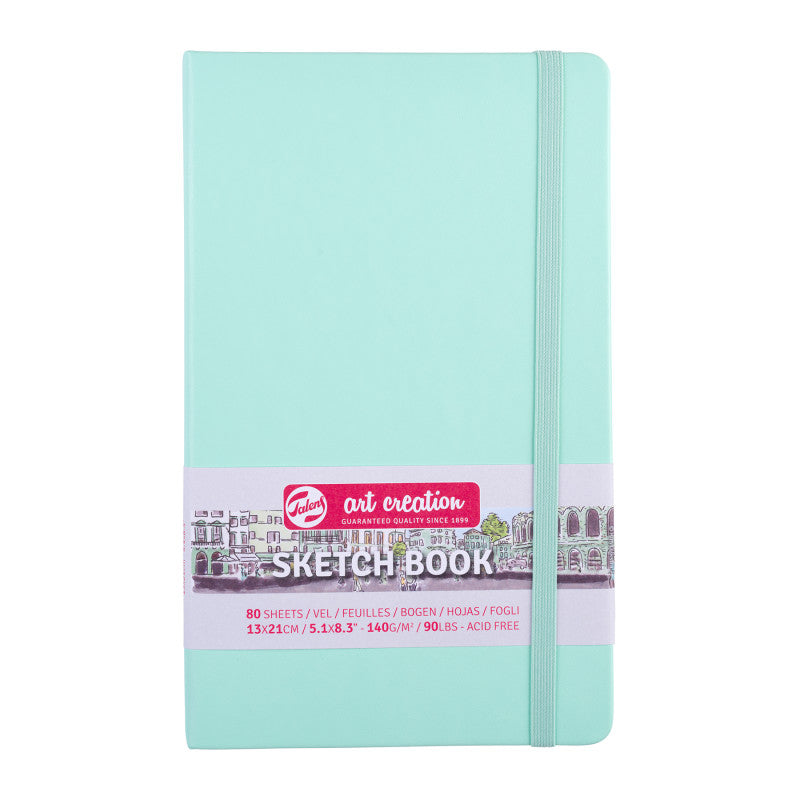 Sketchbook, 80 Sheets, 90lbs, Fresh Mint Cover, 5.1" x 8.3"