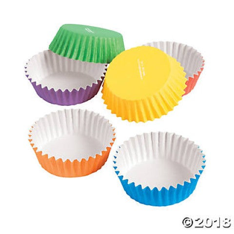 Rainbow Colored Disposable Craft Cups -  100/pkg