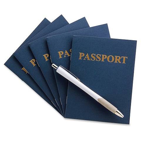 My Passport Book; 12 Per Pack;  HYG-32612