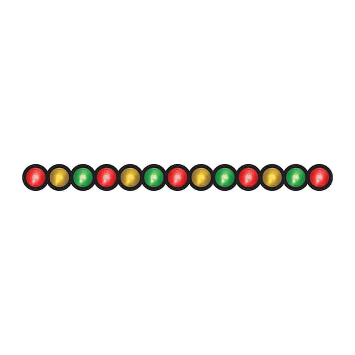Hygloss Classroom Die Cut, Stop Light Border, 3 x 36-Inch 12-Pack, 33615