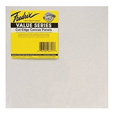 Fredrix Value Series Cut Edge Canvas Panels 8" x 10" -25/pk