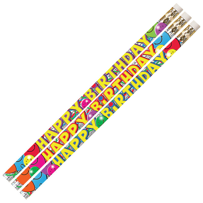 Birthday Bash Motivational/Fun Pencil, Pack of 144