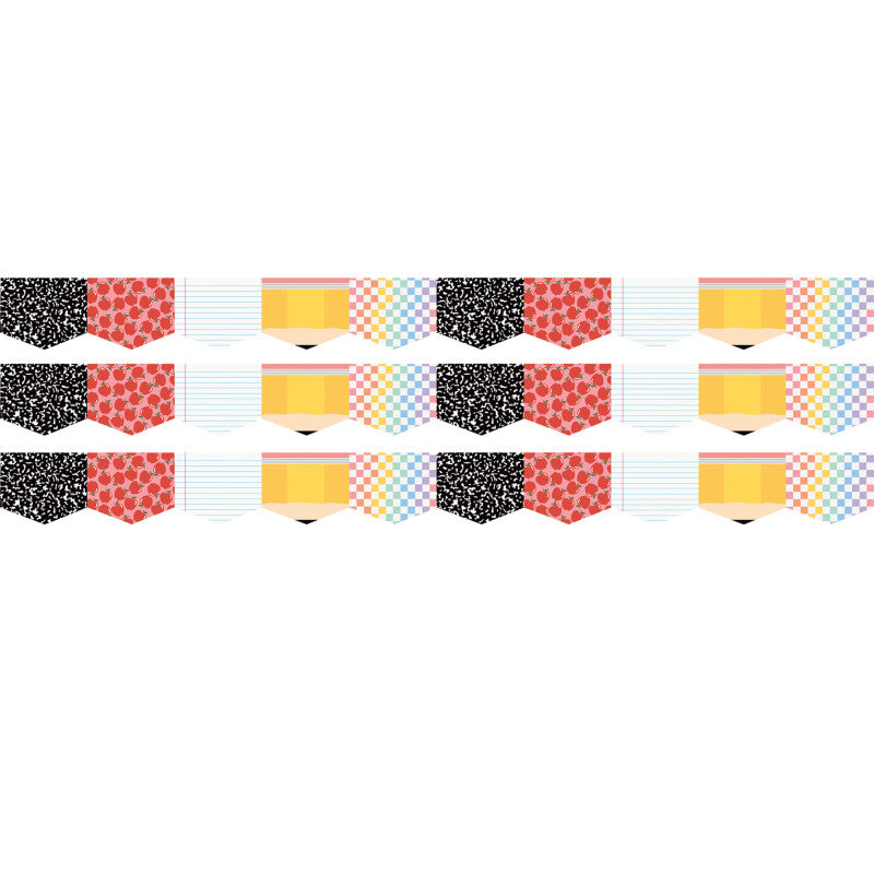 Cool for School Die-Cut Border Trim, 35 Feet Per Pack, 3 Packs