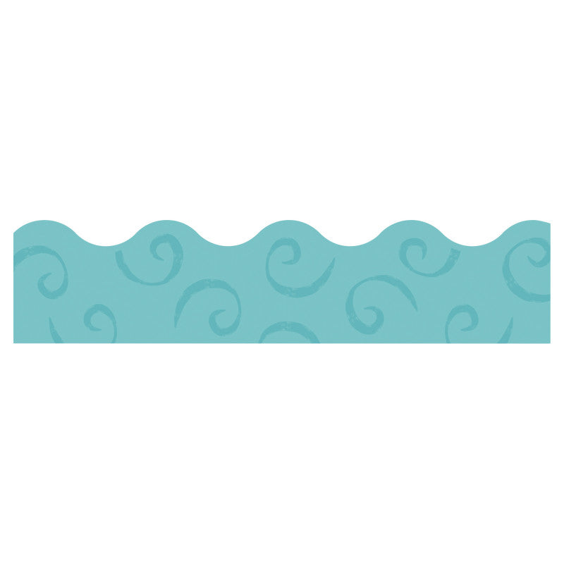 Teal Swirls Terrific Trimmers&reg;, 39 Feet