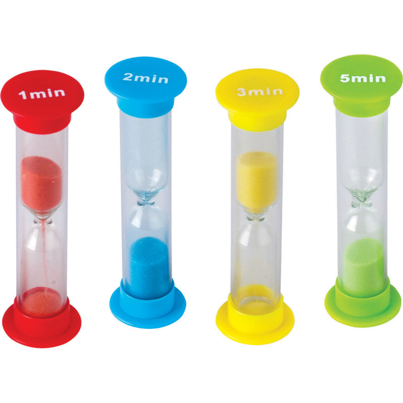 Small Sand Timers Combo Pack, Pack of 4