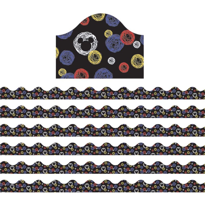 Mickey&reg; Color Pop! Primary Colors Deco Trim&reg;, 37 Feet Per Pack, 6 Packs