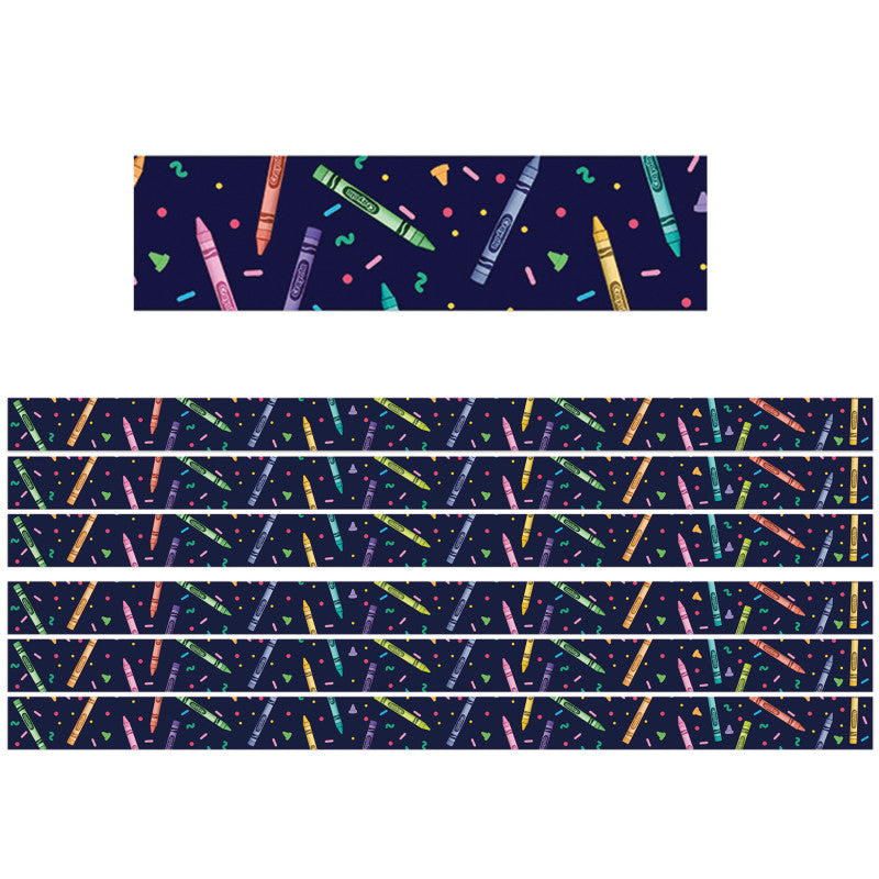 Crayola&reg; Colors of Kindness Deco Trim&reg;, 37 Feet Per Pack, 6 Packs