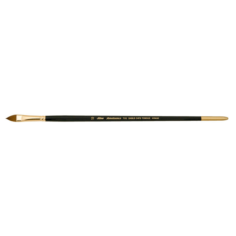 Renaissance&reg; Cats Tongue Brush, Long Handle, Size 10
