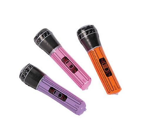 Inflatable Microphones -  8" - 12/pk